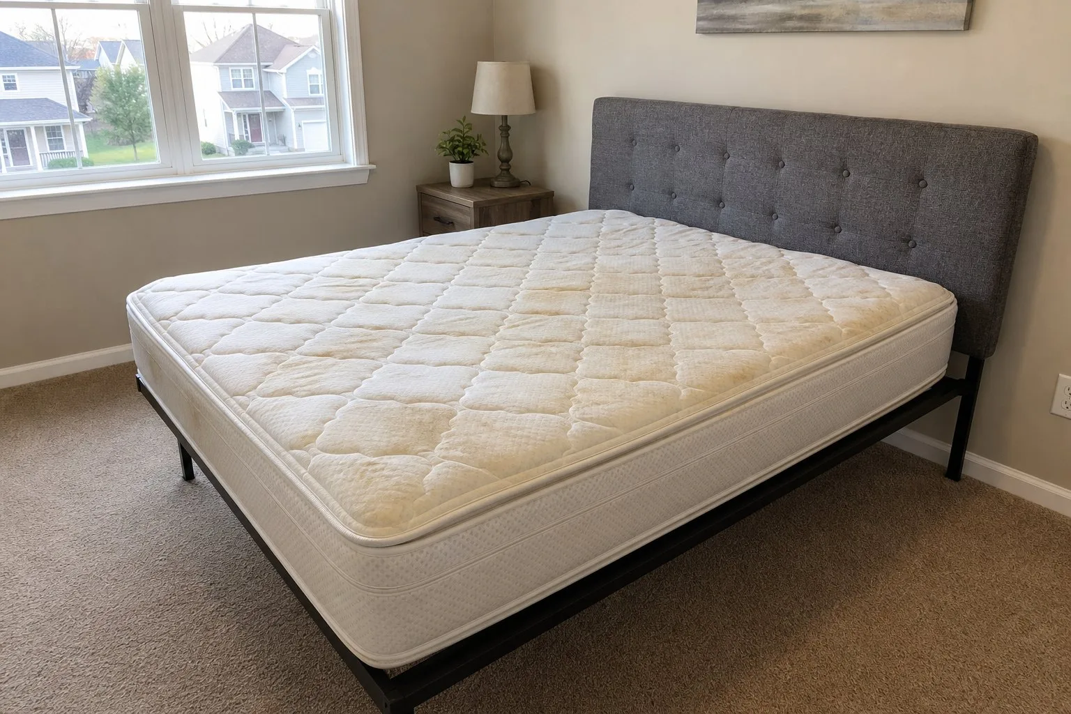 Before: Mattress Cleaning