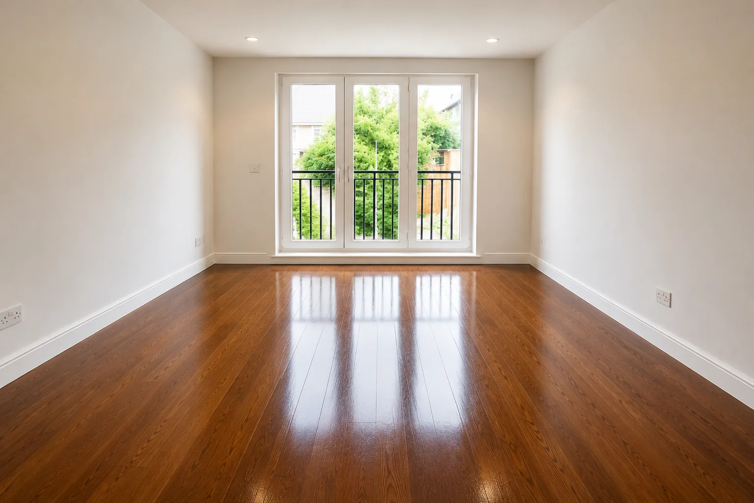 After: Hardwood floor restoration