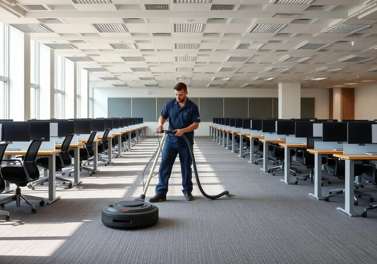 Commercial carpet cleaning